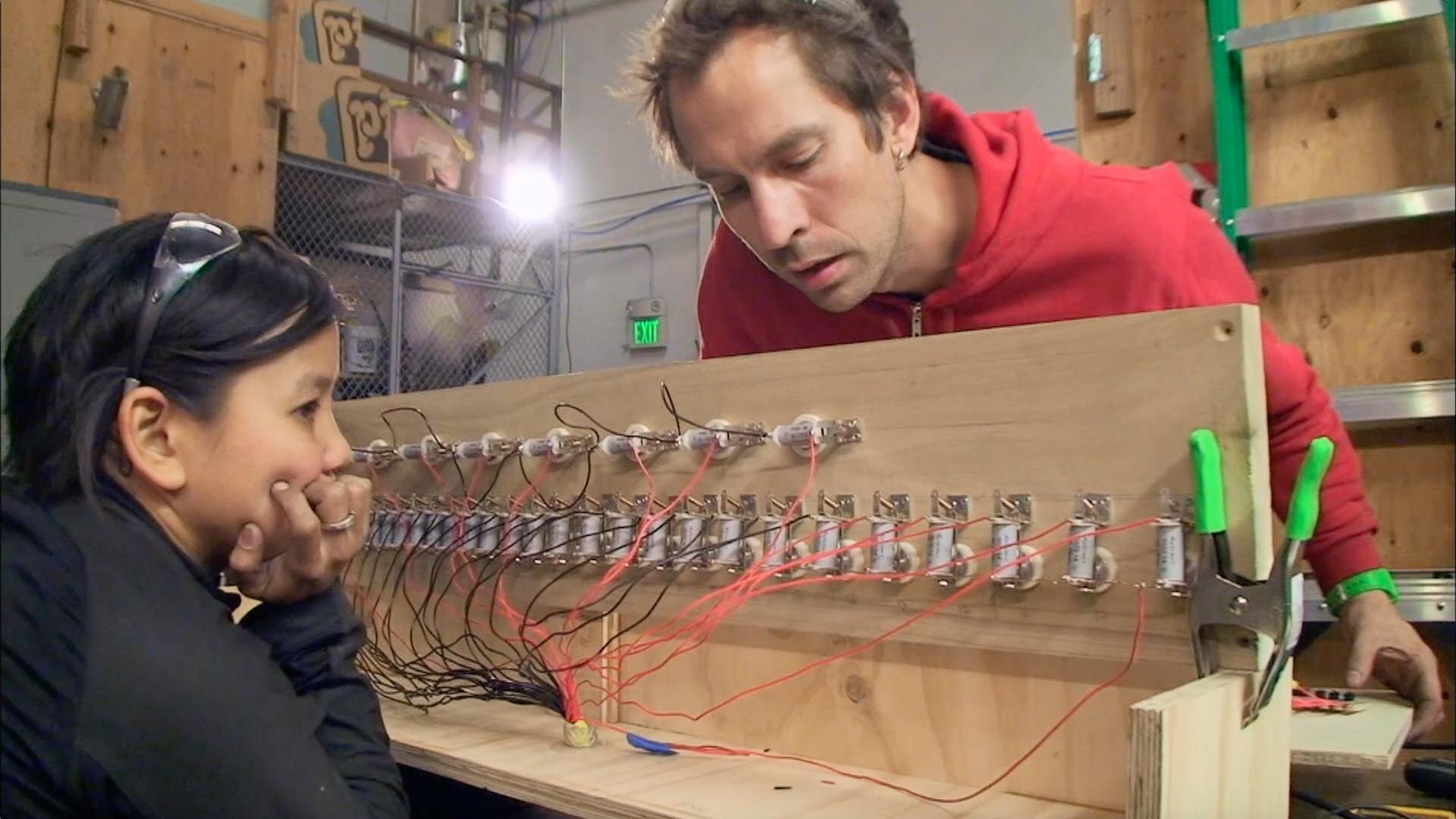 Judy and Adam meet Beatriz to help her combine her passion for music and bike building.