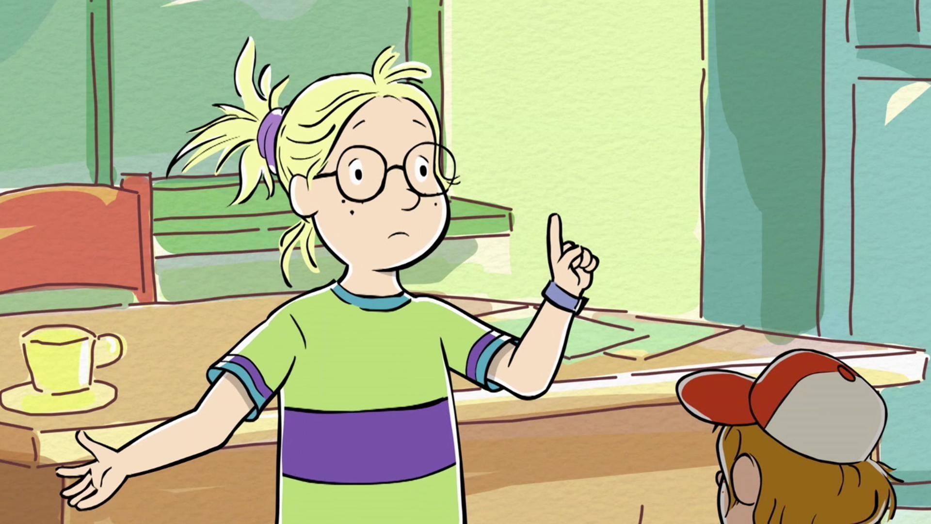 Alice tries to tell the story of how she got Nelson.