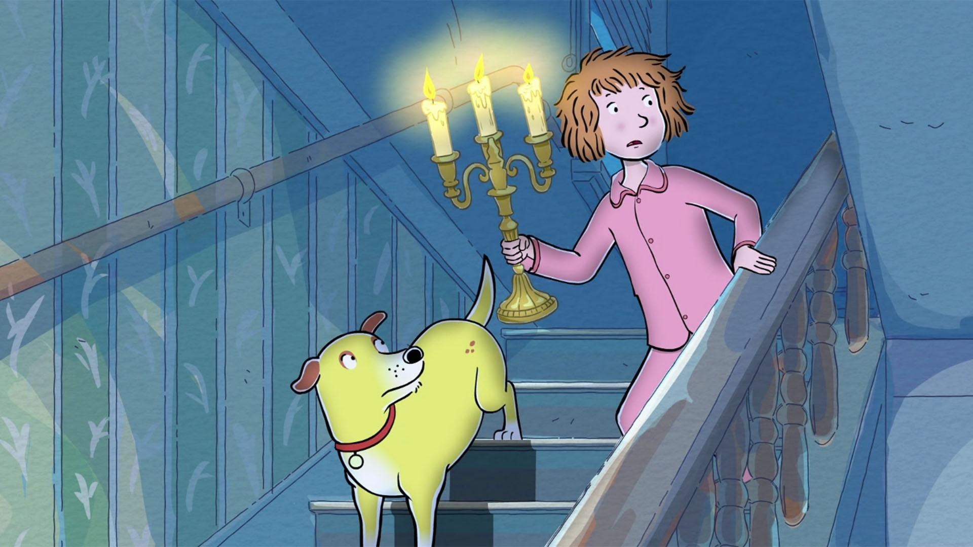 TD performs a magic show at a birthday party. / Spooky stories start coming true.