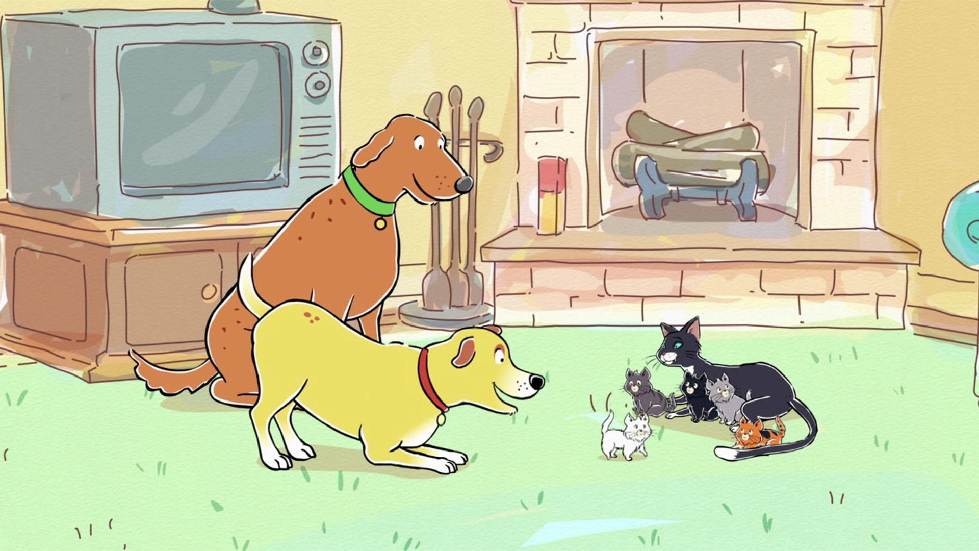 Martha defines the word "snuggle".