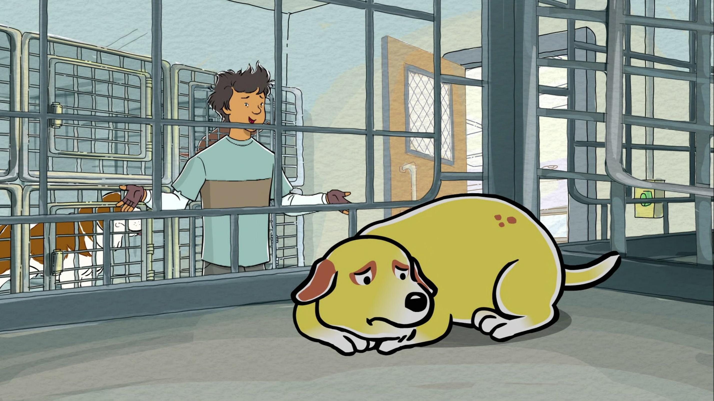 Martha tells the story of her puppy days in the animal shelter.