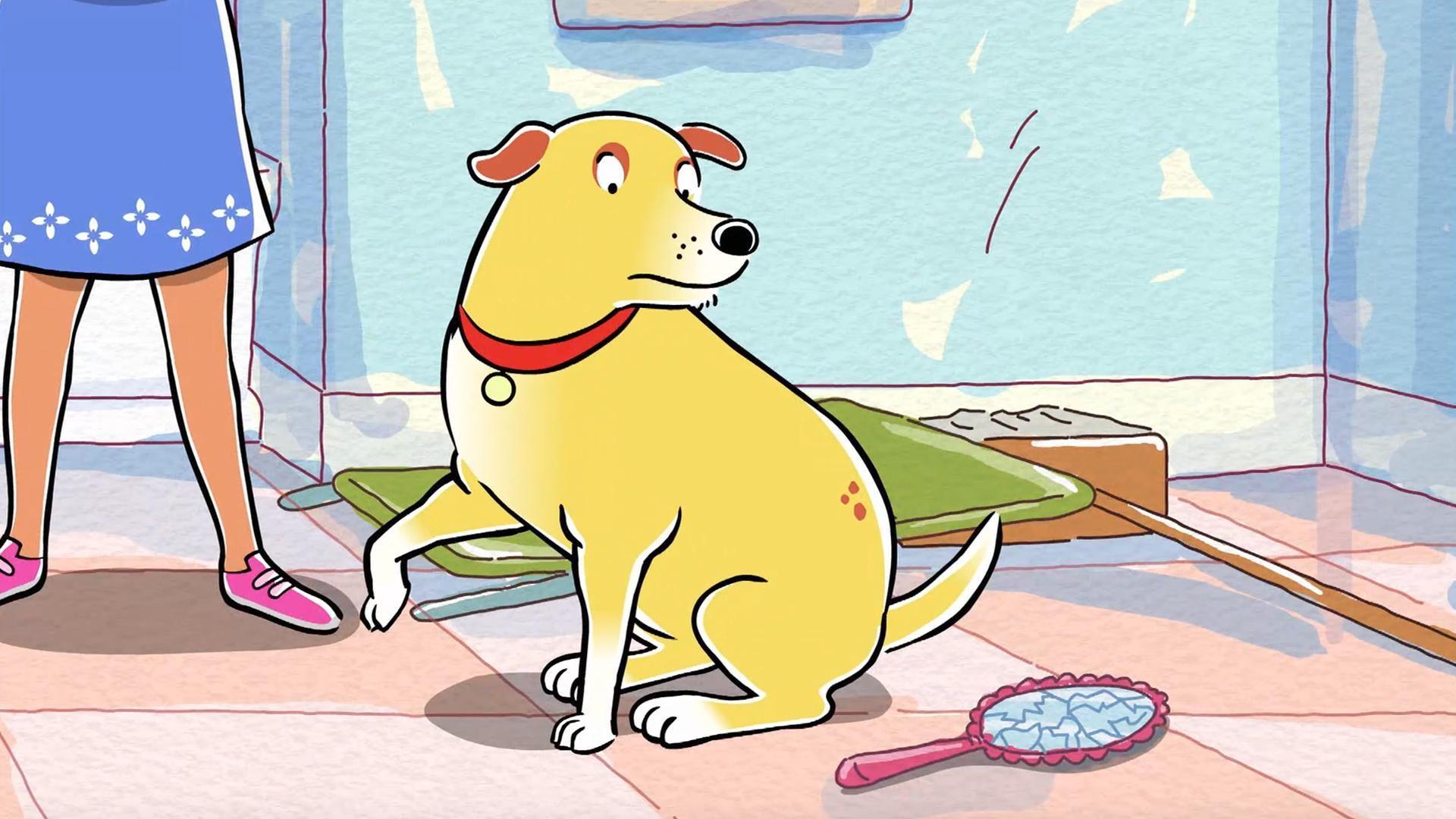 Is someone fixing up the haunted house? / Martha walked under a ladder and broke a mirror.