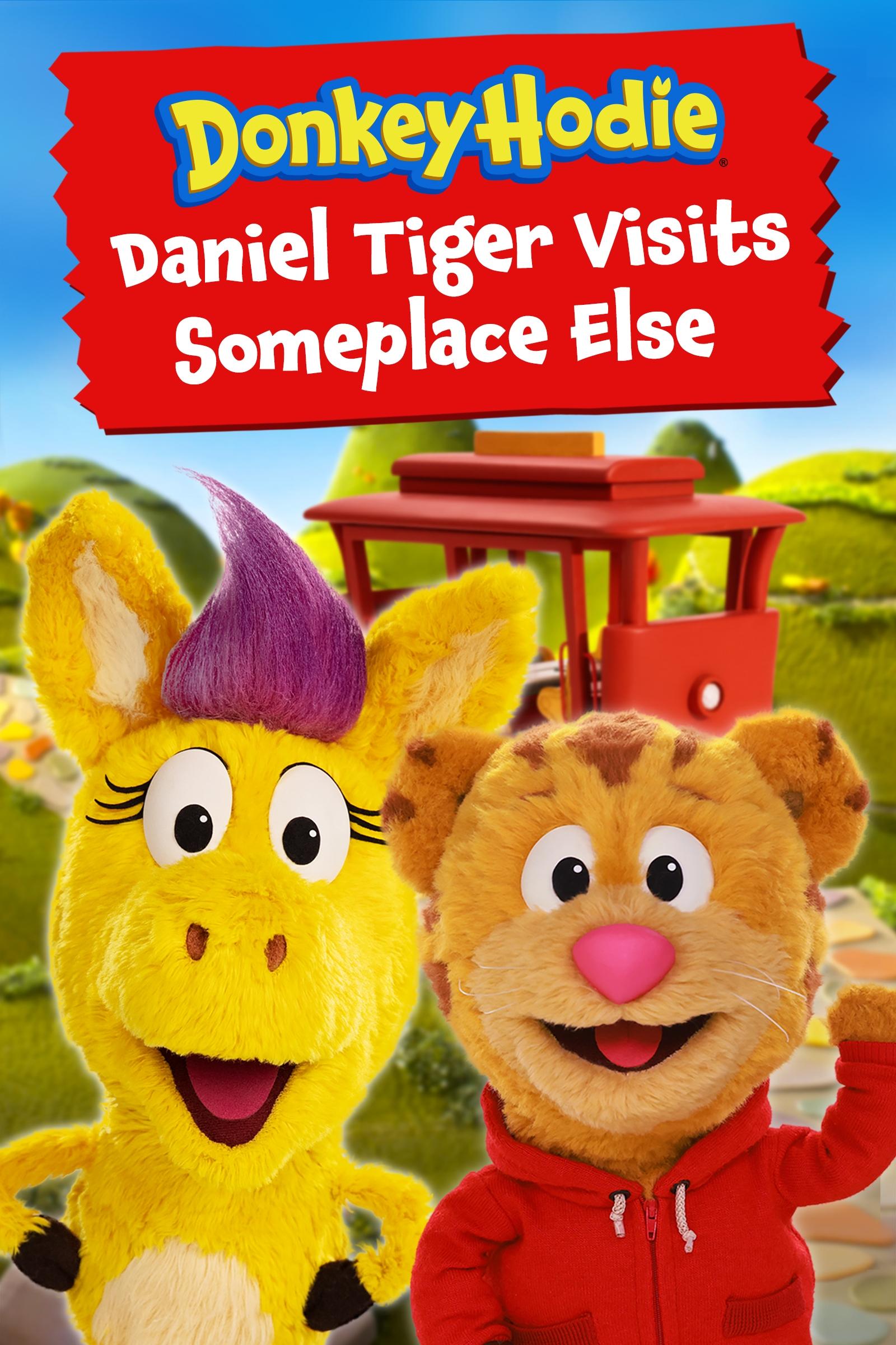 Daniel Tiger and Donkey Hodie meet for the first time in Someplace Else.