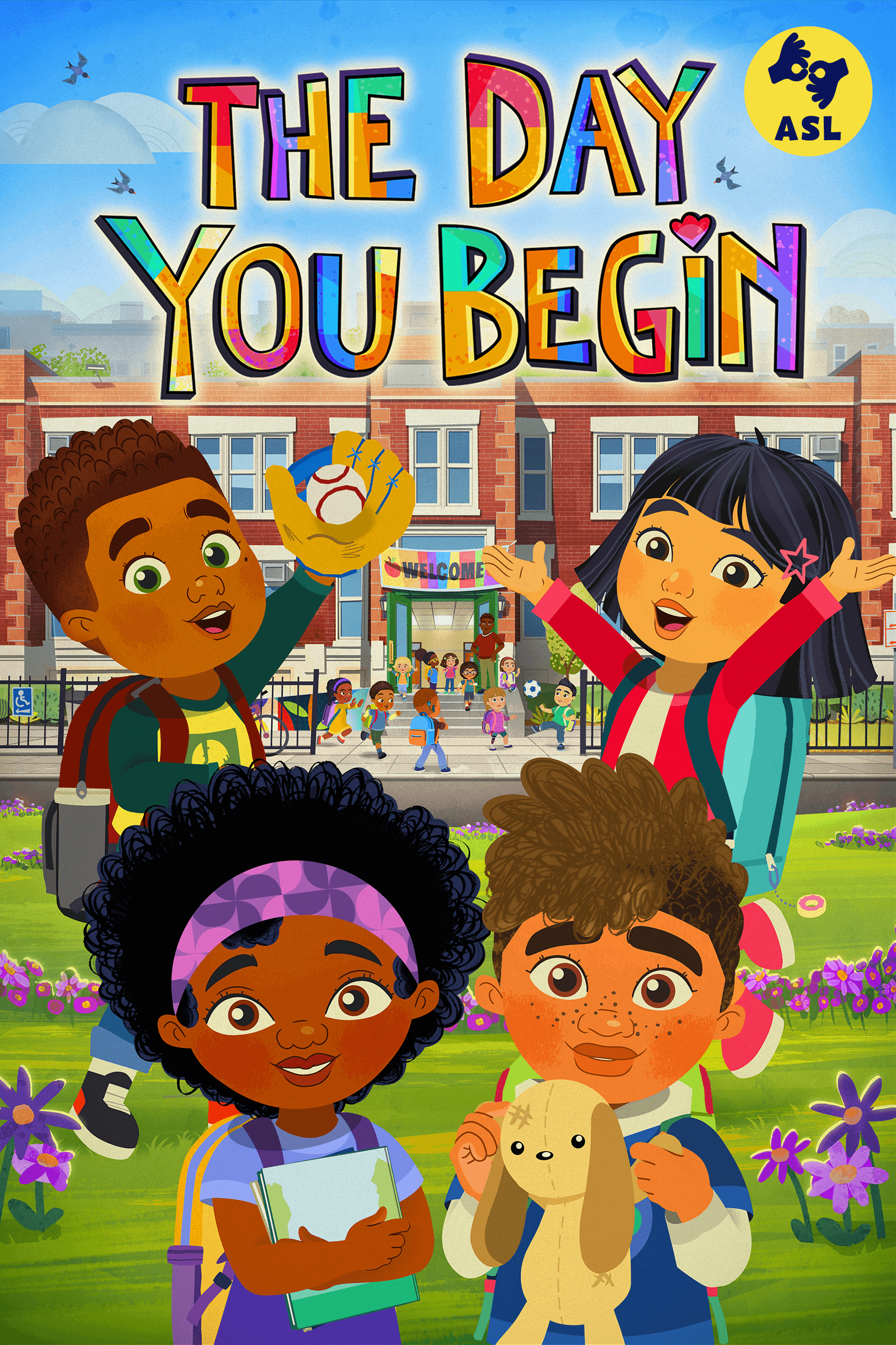 On their first day of school, four imaginative kids learn about friendship, fun, and belonging.