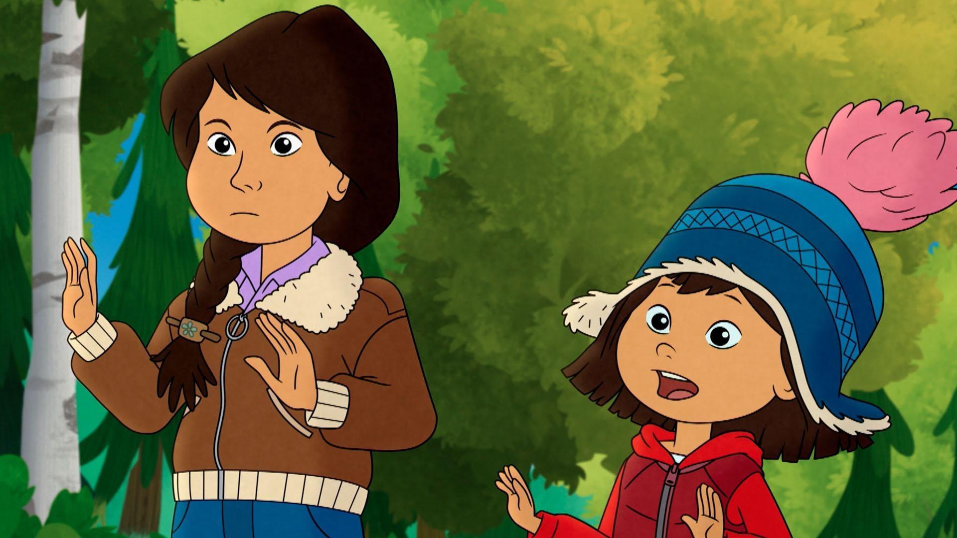 Molly and Mom discover the newest additon to the Shageluk wood bison herd.