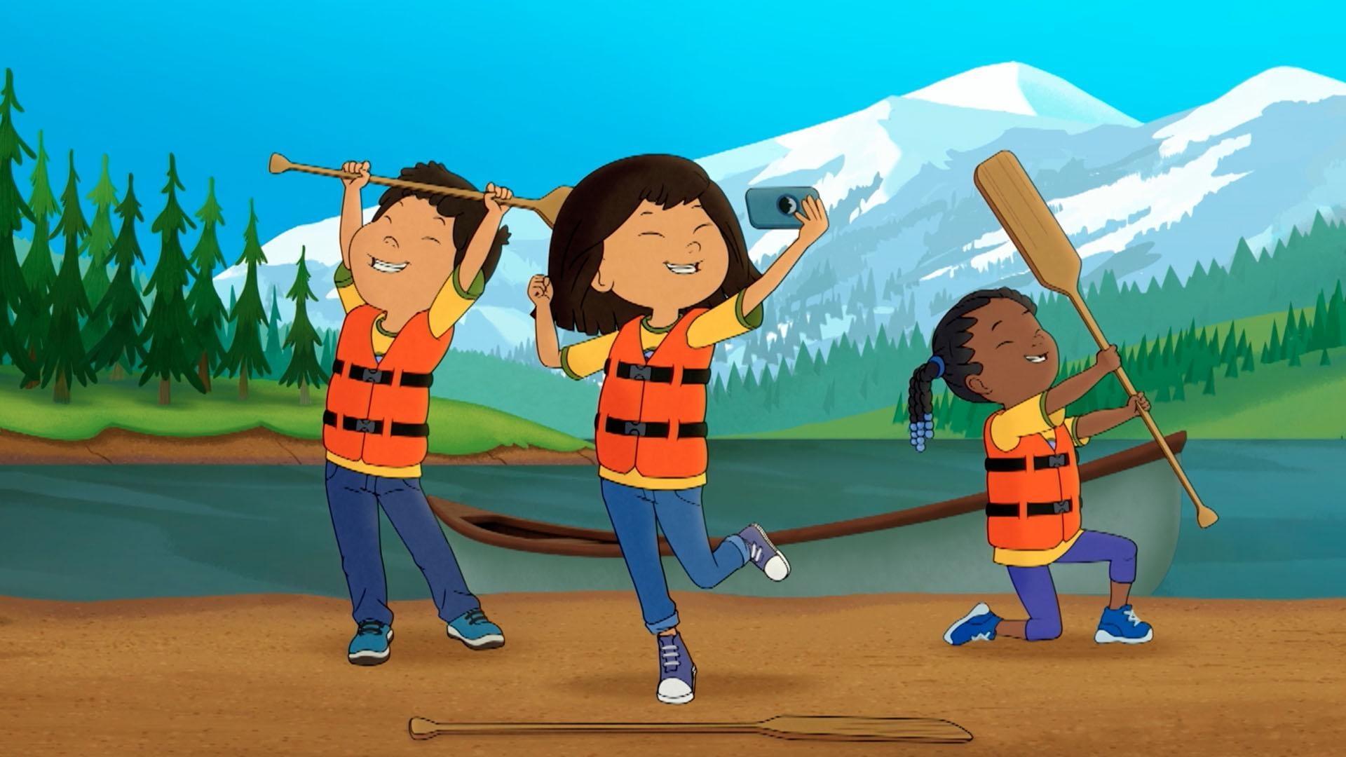 Molly and friends are ready for their first canoe race...but they don’t know how to canoe!