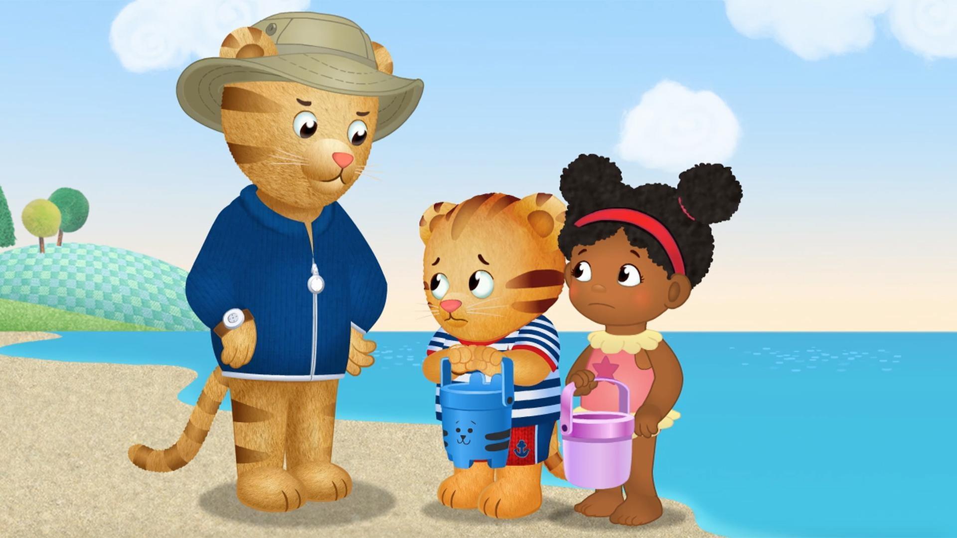 Dad Tiger is angry when Daniel and Miss Elaina don't follow the beach safety rules.