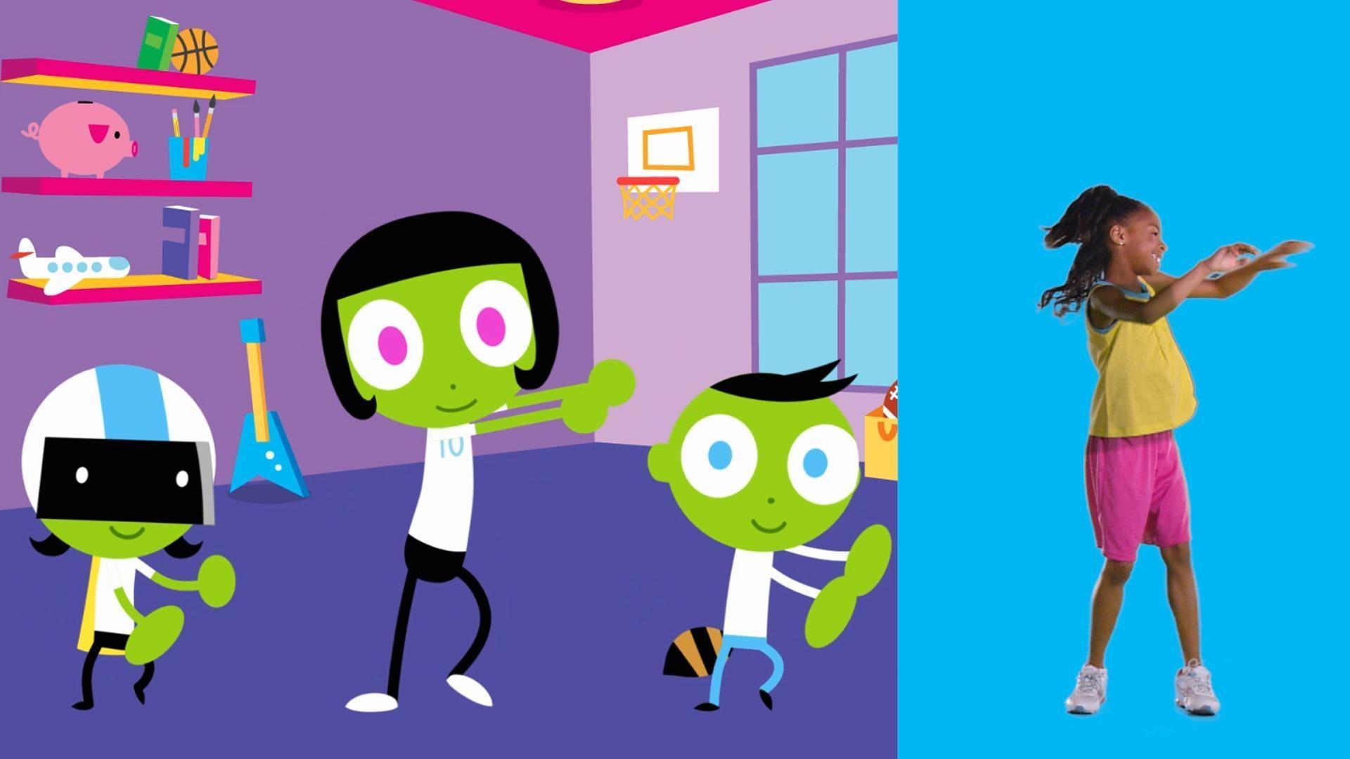 It’s fun to pretend to swim, swing a baseball bat, and ski!