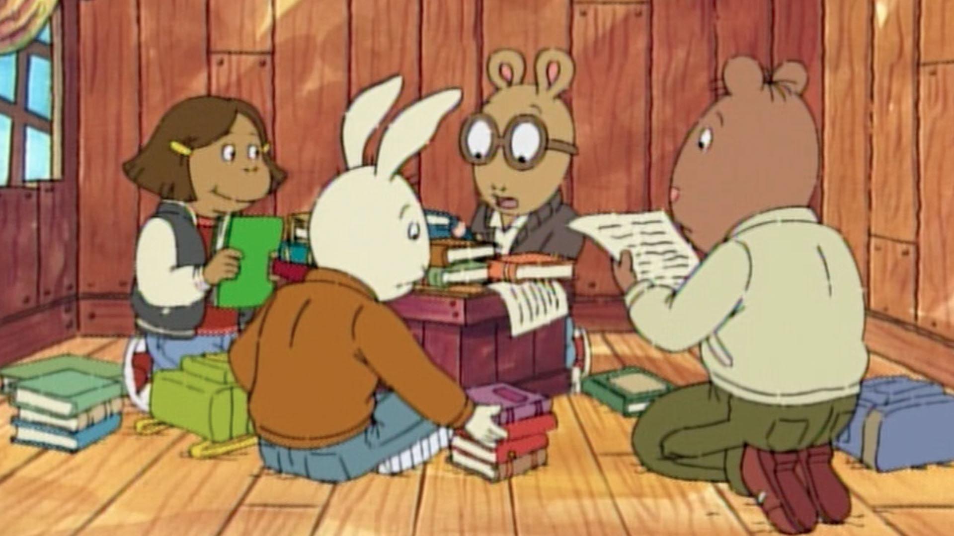Arthur and the gang dare each other to skip school!