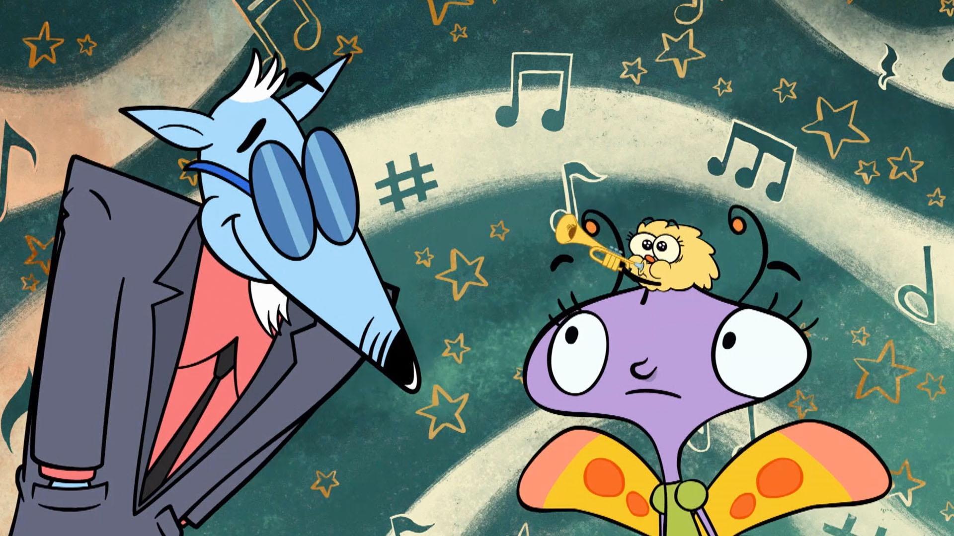 Carmen learns how to improvise and play Jazz music like Louis Armstrong.