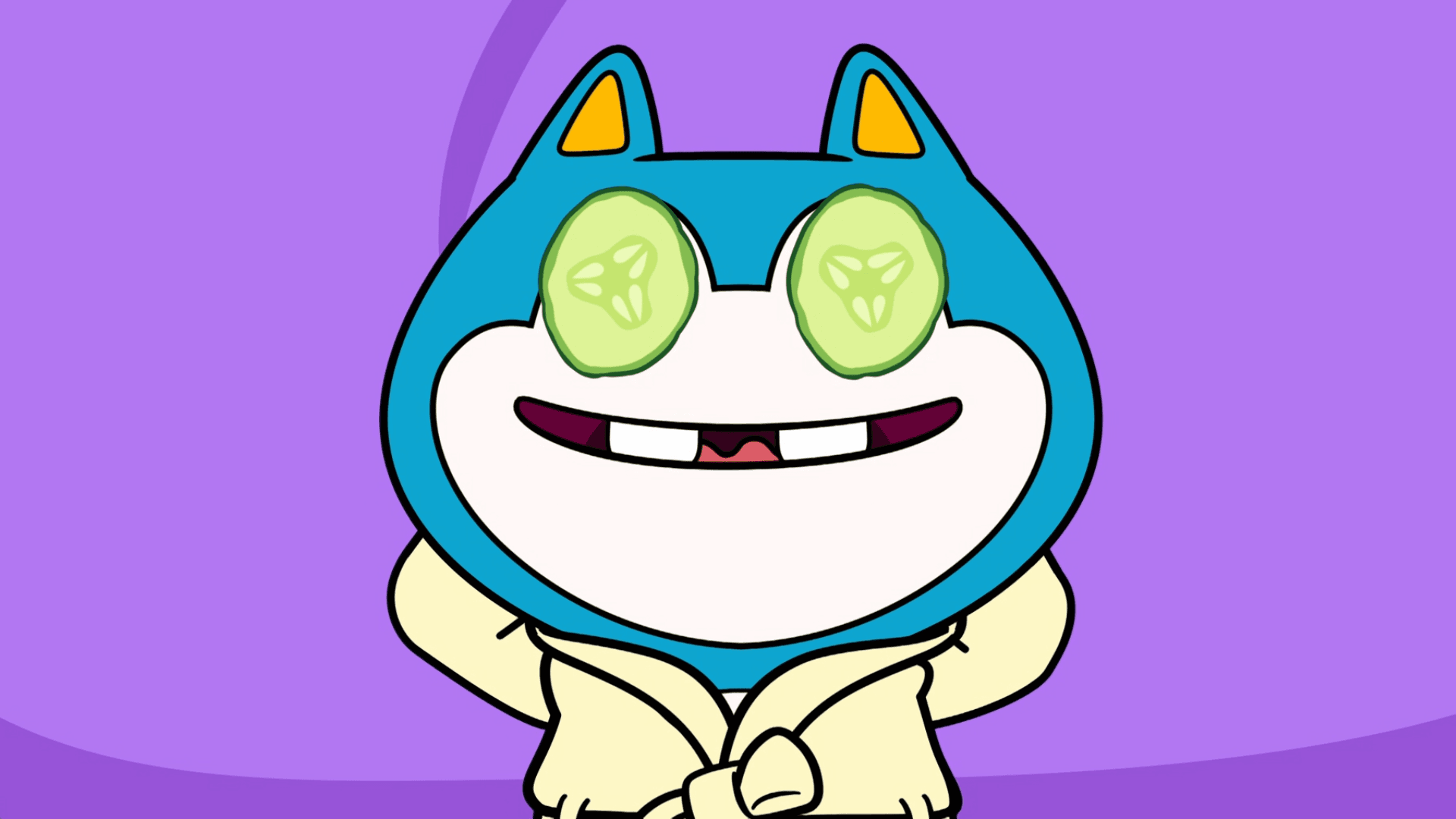 Liana and Louisa treat Stu to a spa day.