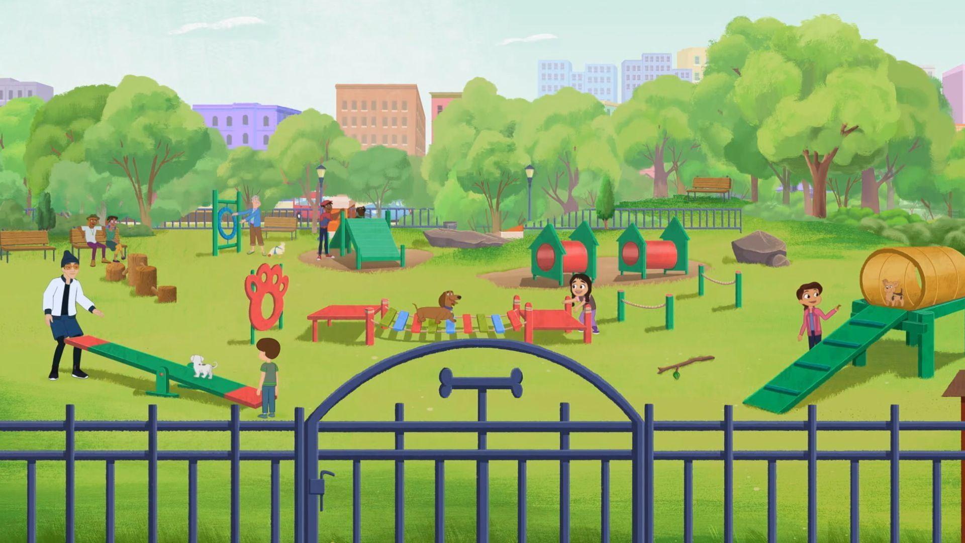 Alma and family visit a new dog park with Chacho and rap about it.