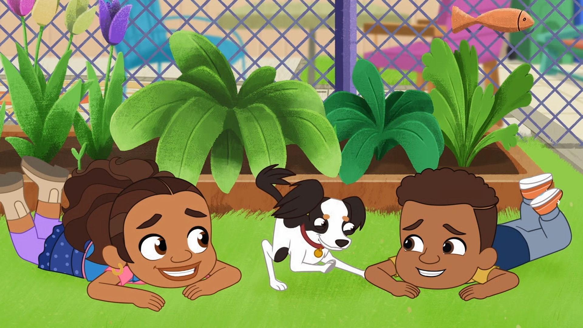 Alma and Junior play with Chacho and make plans to go to a new playground together.