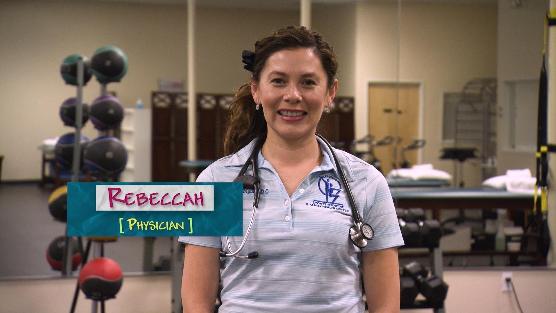 Rebeccah was the Medical Director for Team USA athletes at the Rio Olympics.