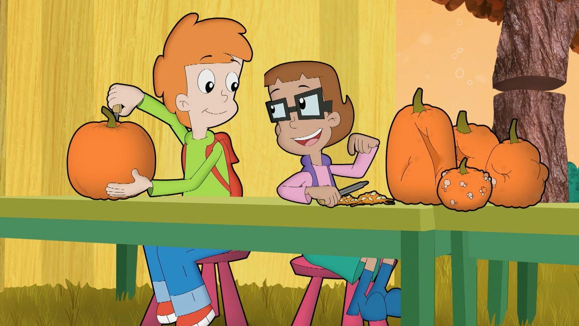 Determined not to waste produce in Cornucopia, the CyberSquad whip up a meal to remember.
