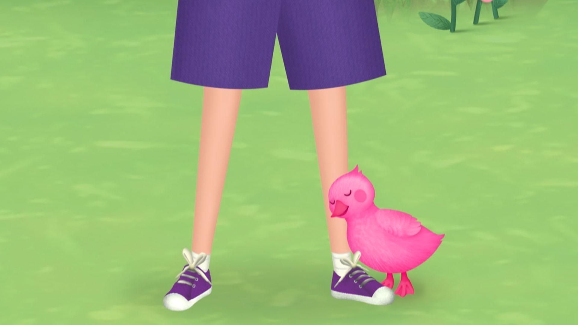 Peter and Pinkalicious find an egg, and Lucky the Duck is born in their backyard!