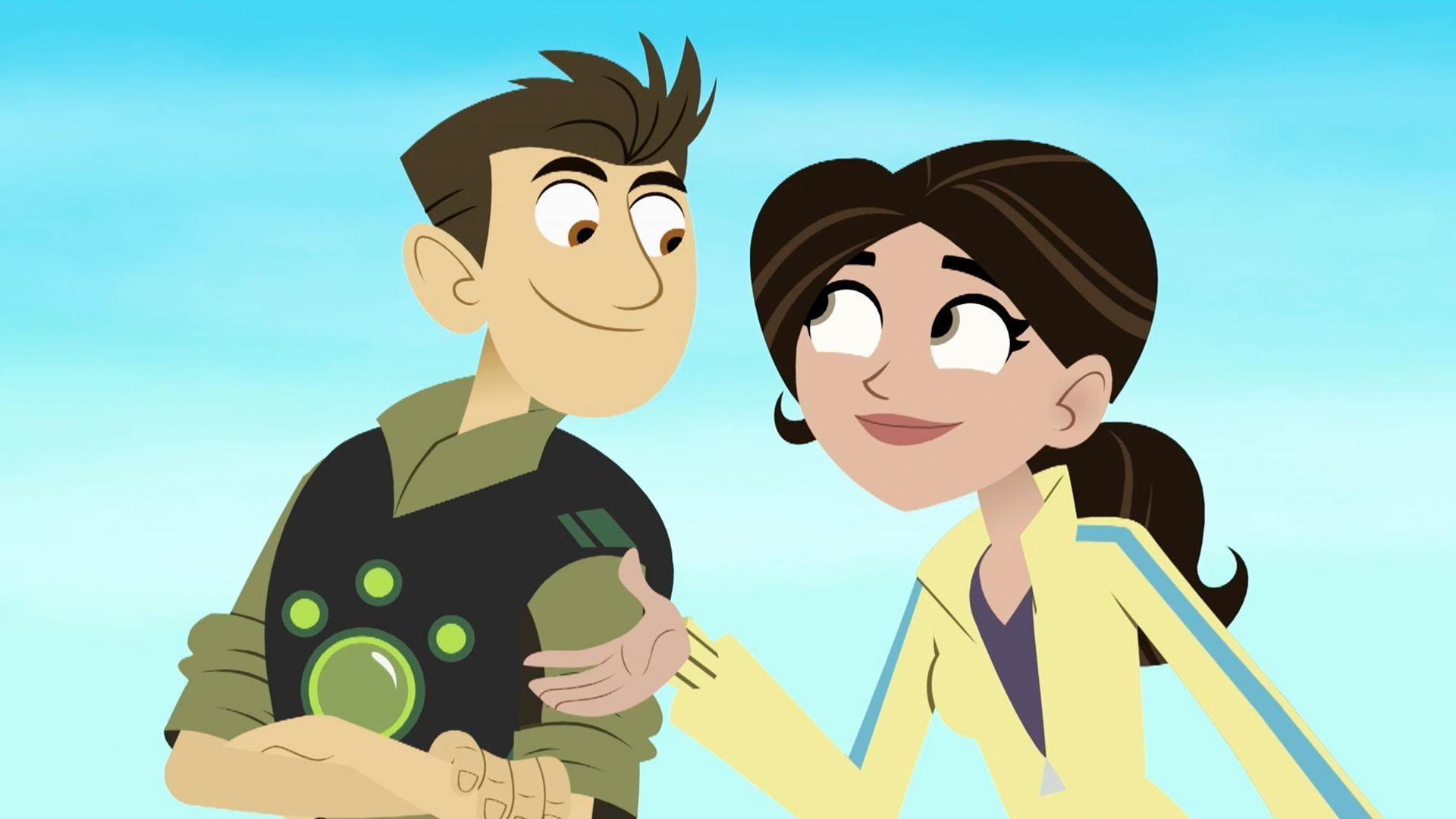 Aviva & Koki create a pink Flamingo power suit.