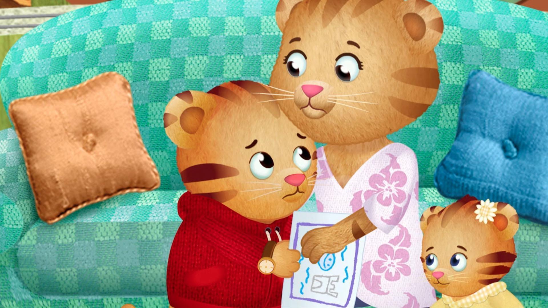 Daniel isn't ready to play with Margaret. He has lots of feelings about his fish dying.