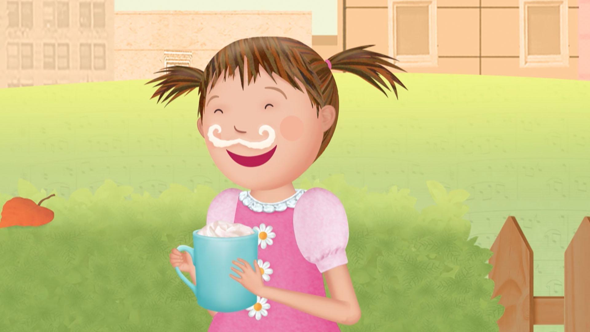 If Pinkalicious can dance like a falling leaf she just might be able to catch one.