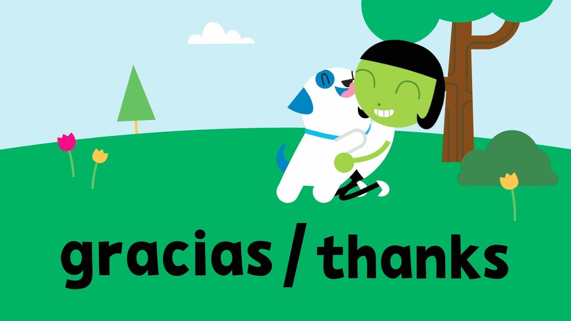 The word of the week is "gracias"!