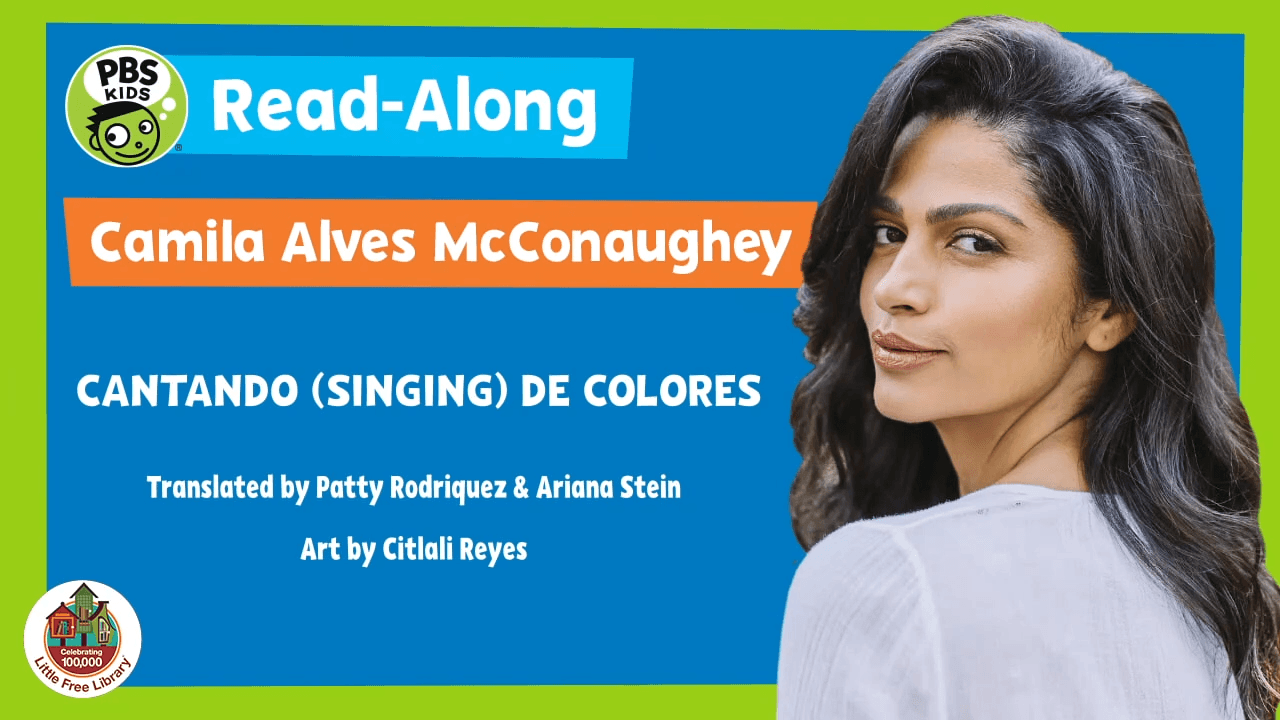 Join Camila Alves McConaughey and Vida Alves McConaughey in a reading of "Cantando De Colores."