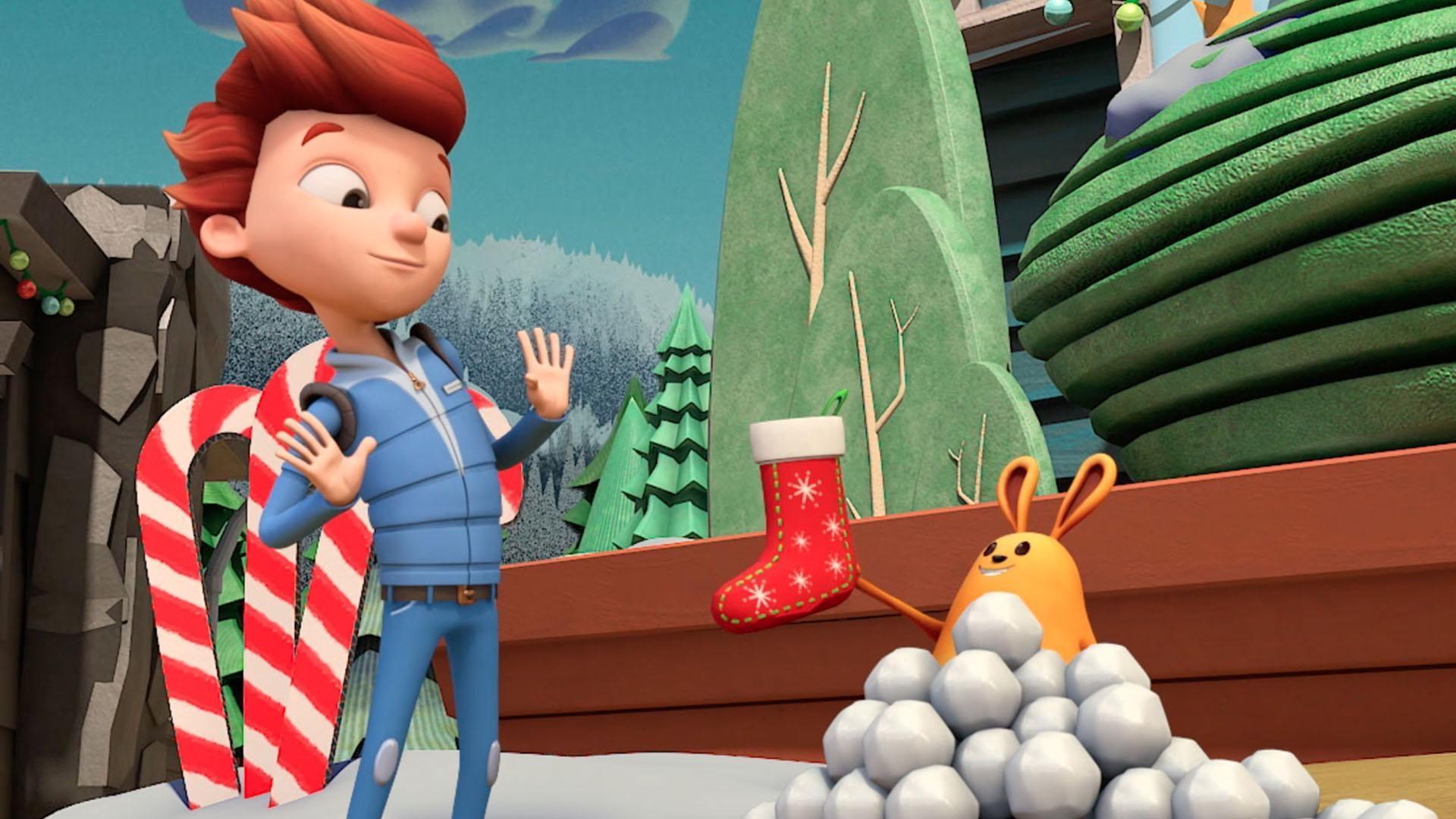 Jet learns about Christmas traditions with Sydney and Sean.