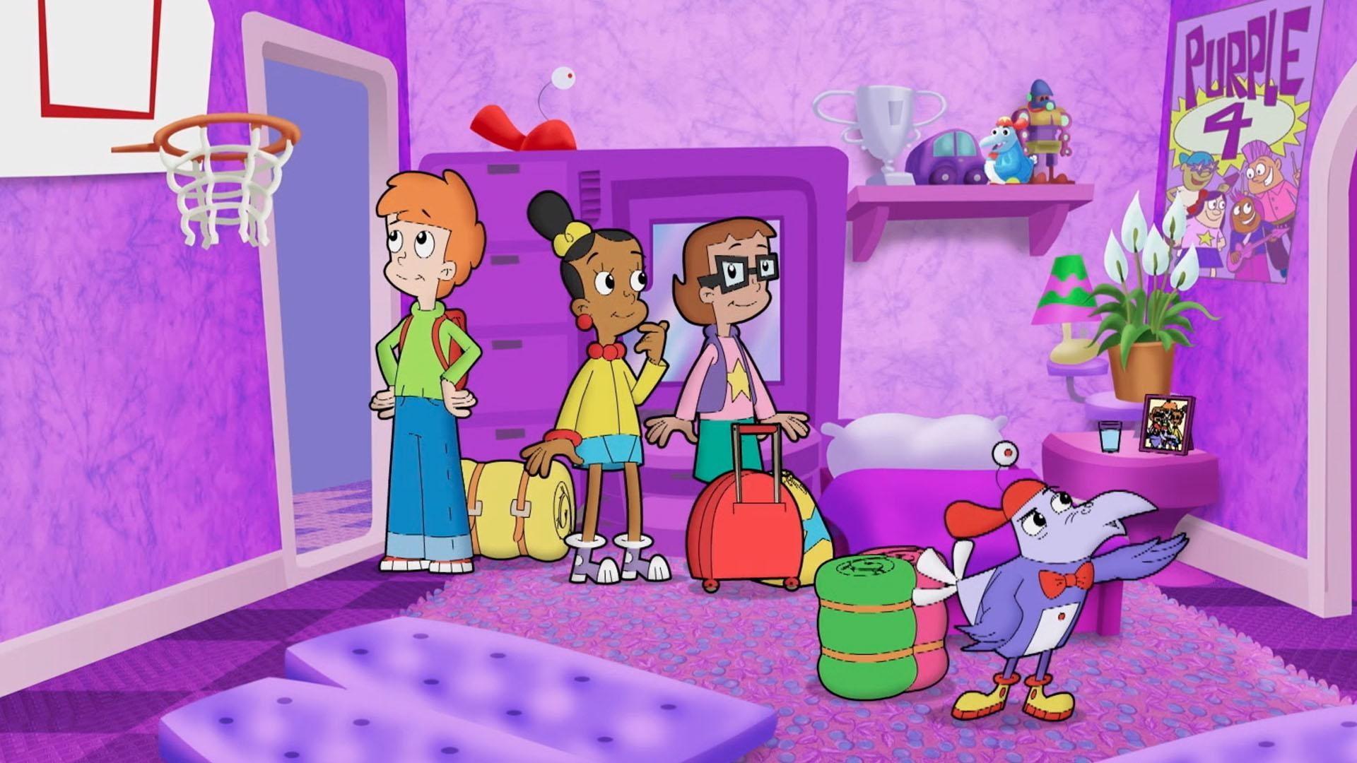 The CyberSquad feels better in Digit's room and wonders why. Digit decides to ask Norm.