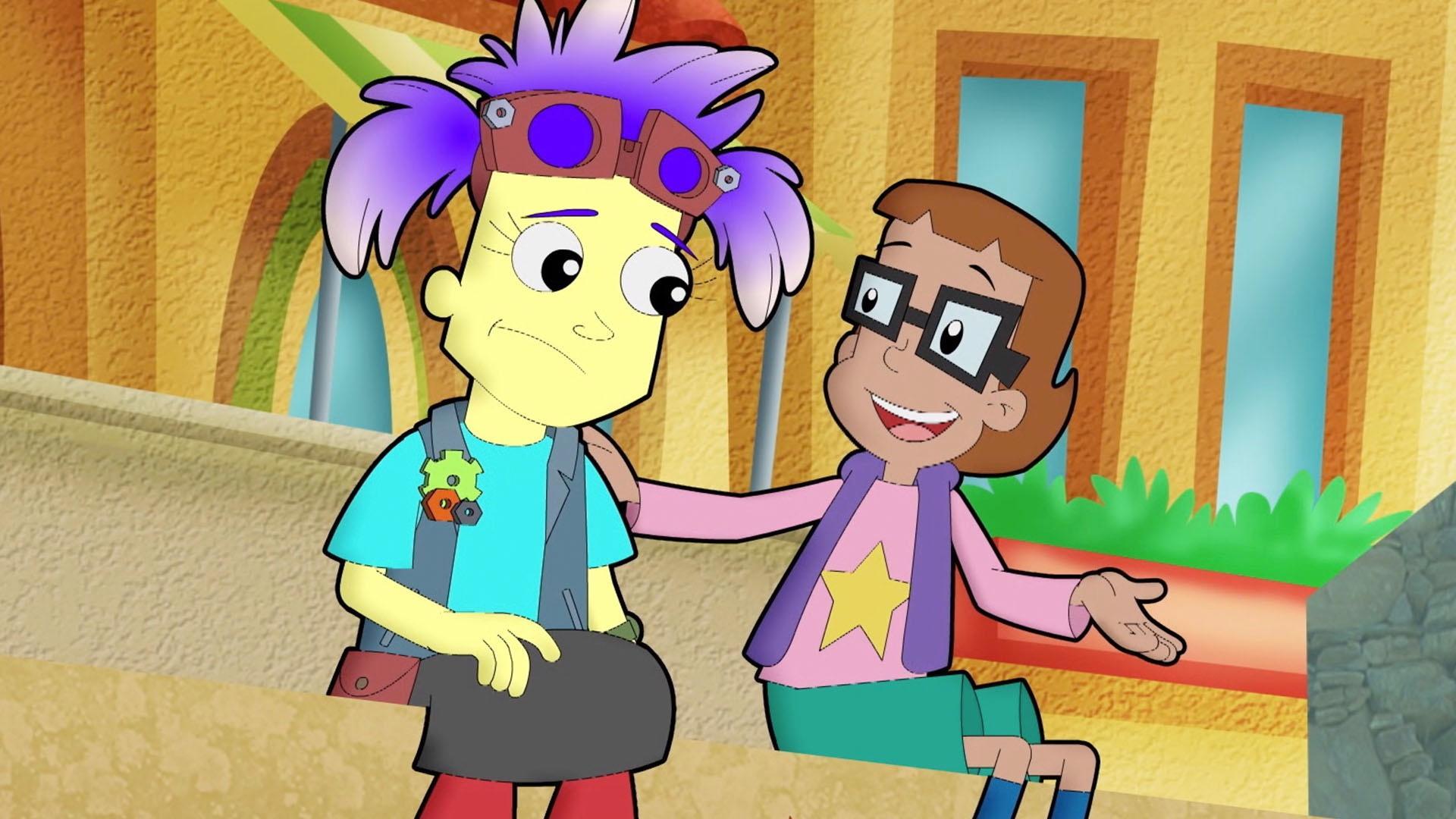 Pearl and the CyberSquad try to convince Canalians to conserve water.