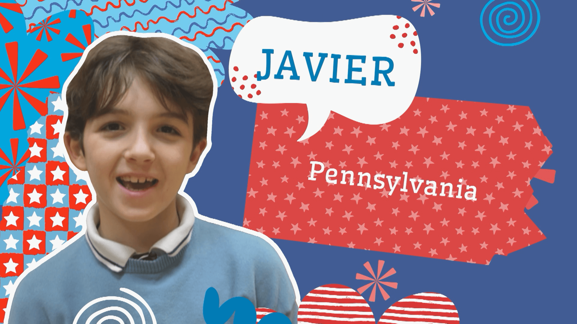 Javier bikes to school and sings with the Philadelphia boys choir.