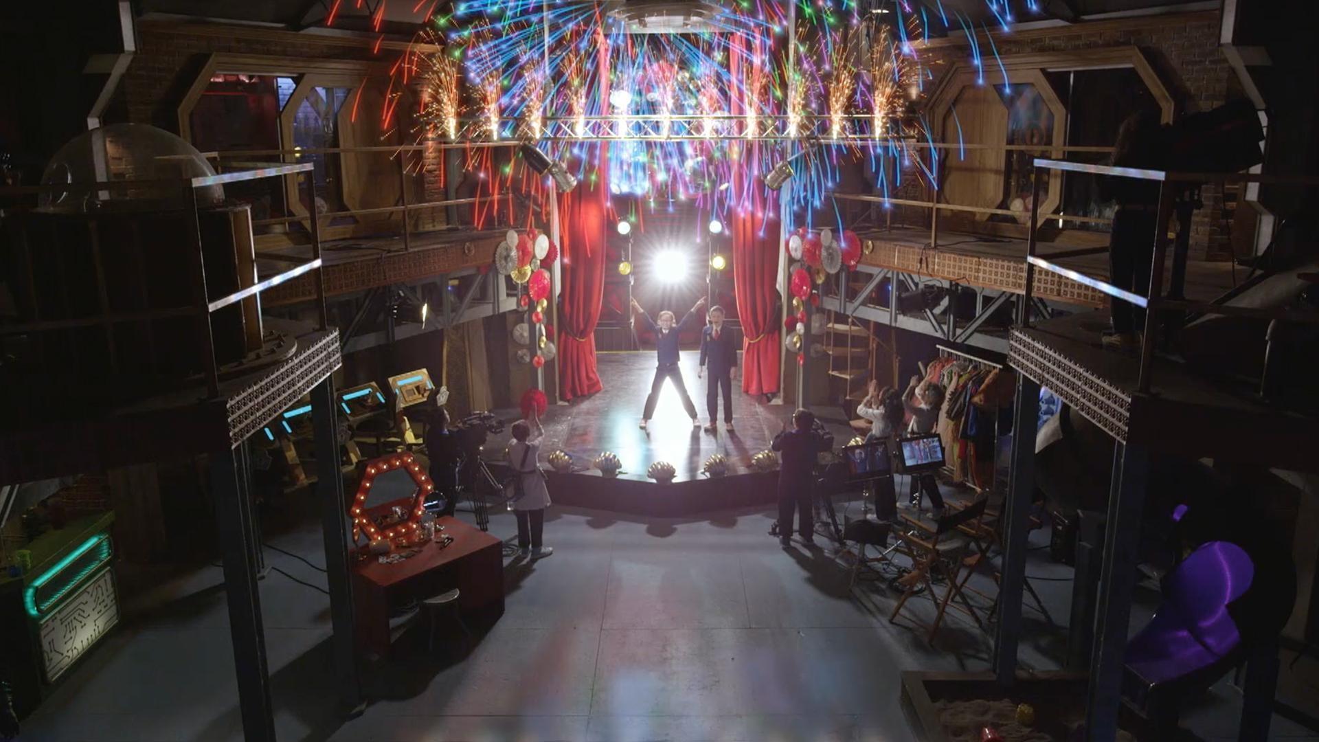 Orchid holds a talent show. / It's villain report card day at Odd Squad.