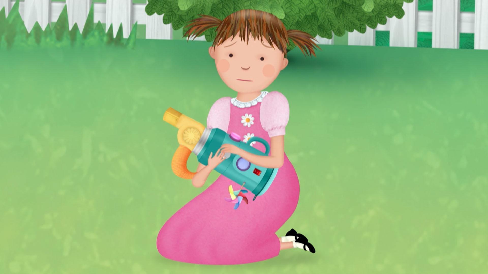 Pinkalicious uses The Celebrator so much that it breaks! Luckily, her mom can fix it!