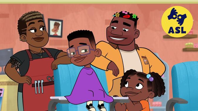 Phoebe & Jay - Flipping Out/The Barbershop (ASL) Video | PBS KIDS