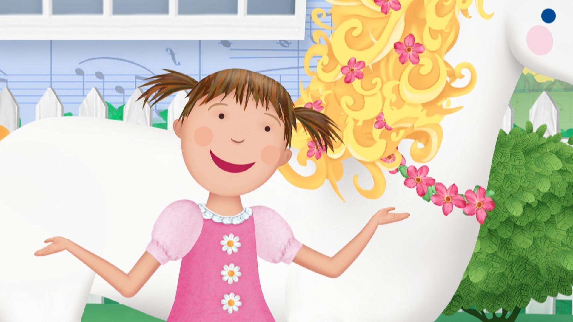 Kendra has trouble seeing Goldie; Pinkalicious tries to help her have that unicorn feeling