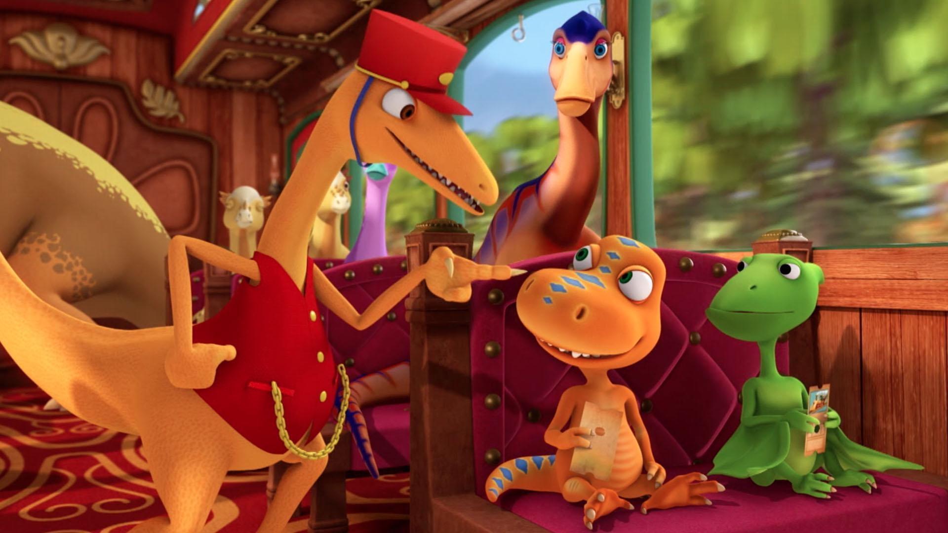 Tank and the gang take the Train to find dinosaurs with different numbers of horns.