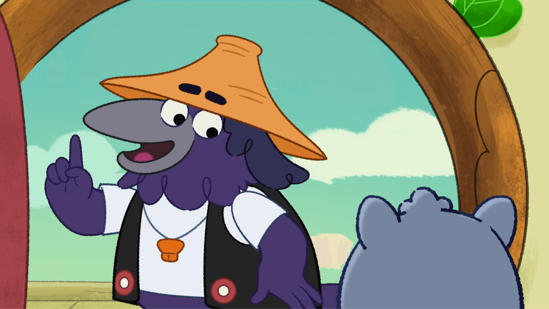 Super's friend Chanáa visits the Treeborhood.