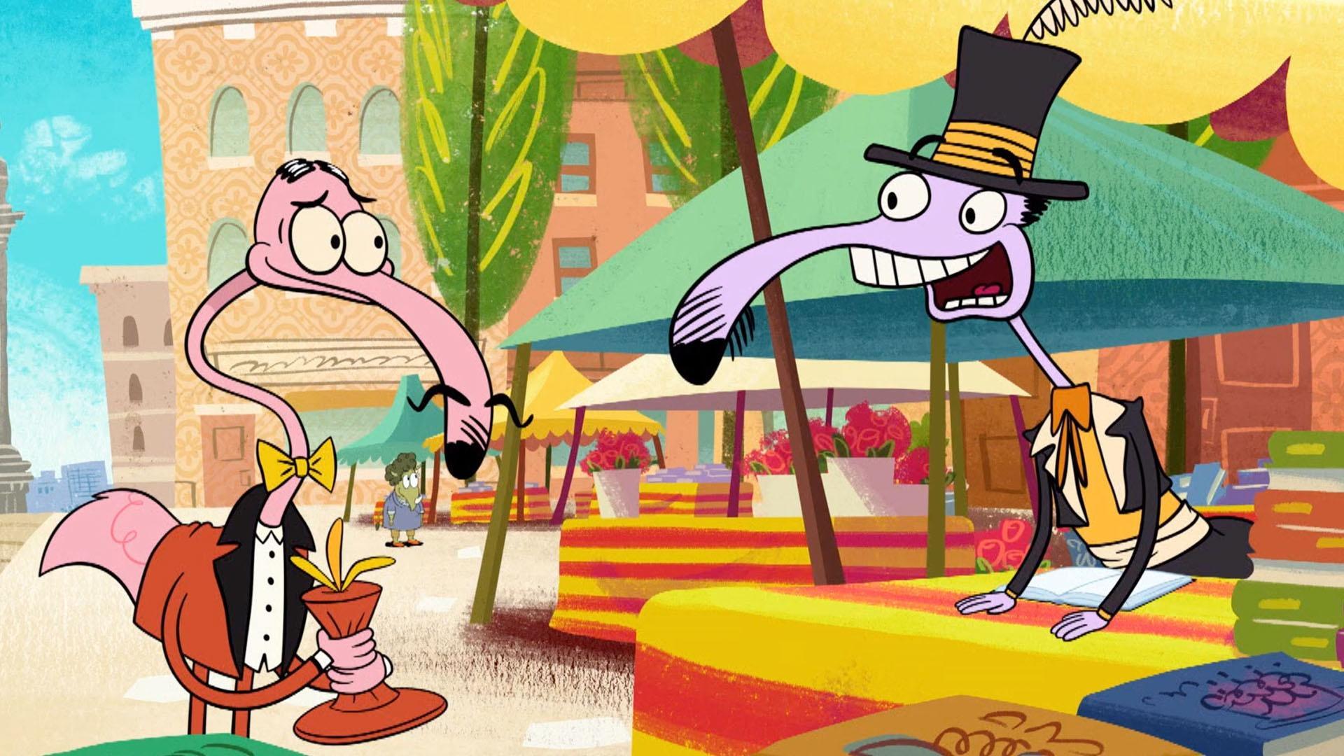 Señor Fabuloso reunites with his old friend and Carmen exchanges books with Silvia.