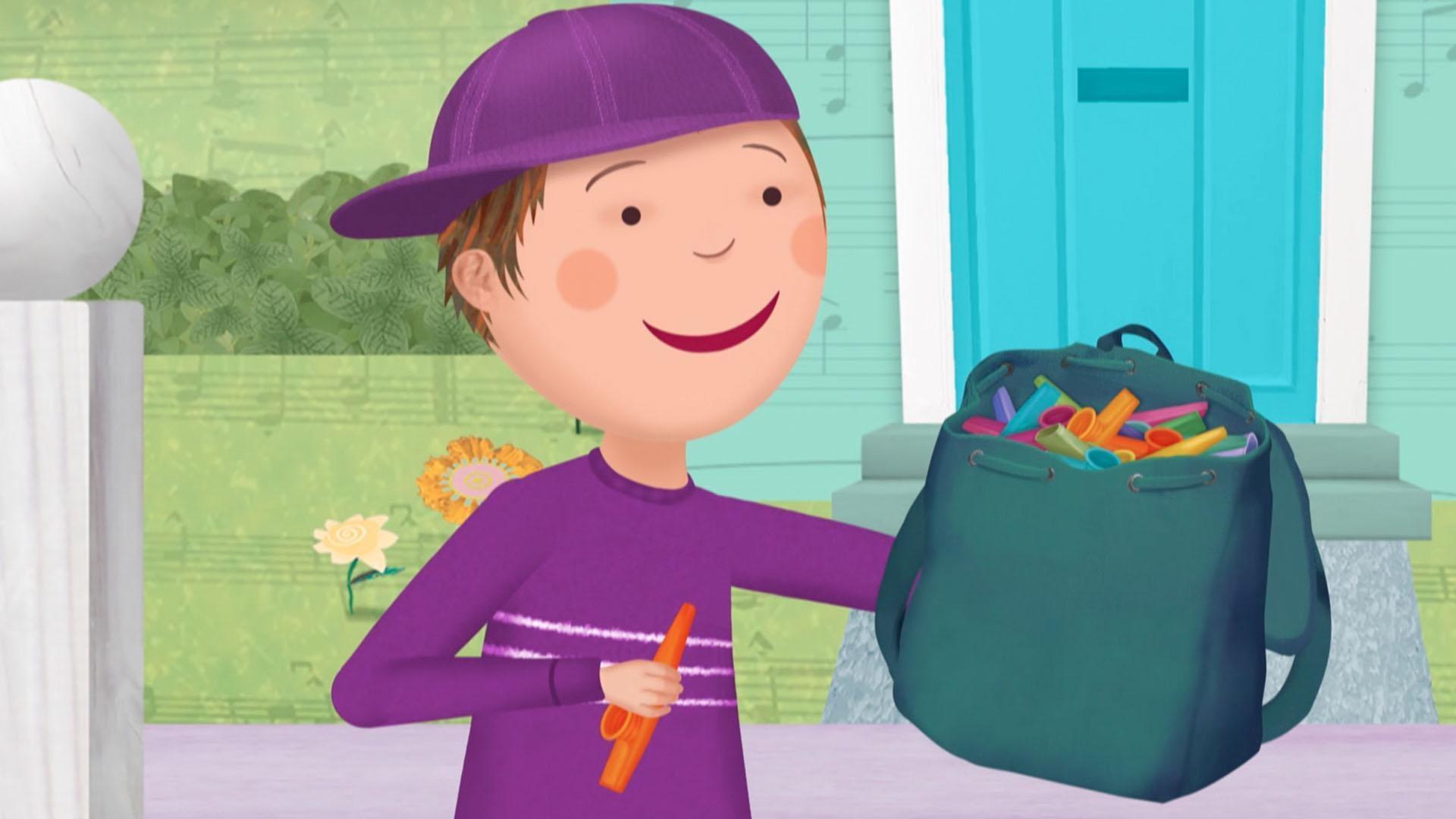 Pinkalicious and Peter's new friend Spritely loves the sound of Peter's kazoo!