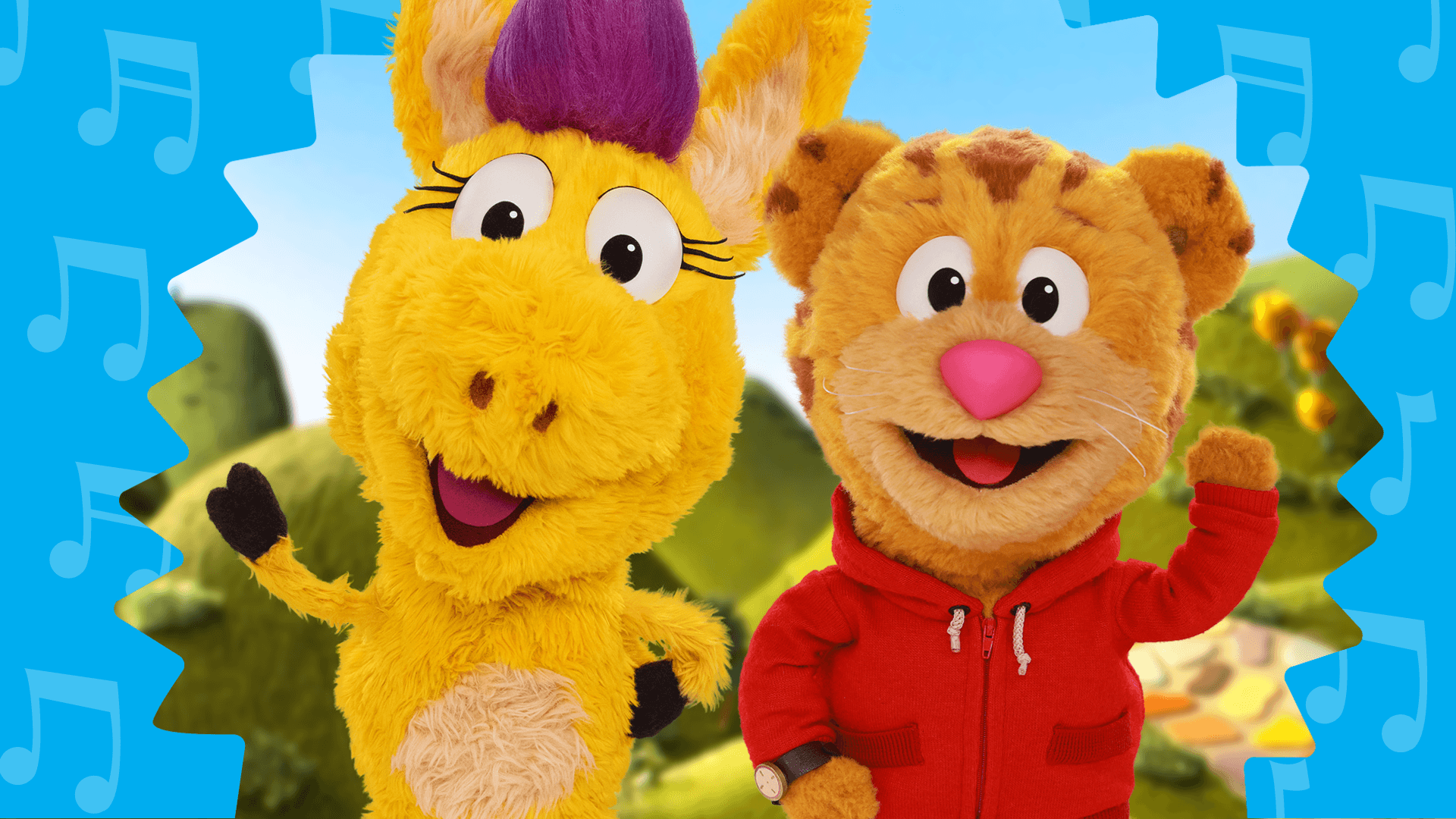 Donkey Hodie and Daniel Tiger celebrate their friendship in this fun pop duet.