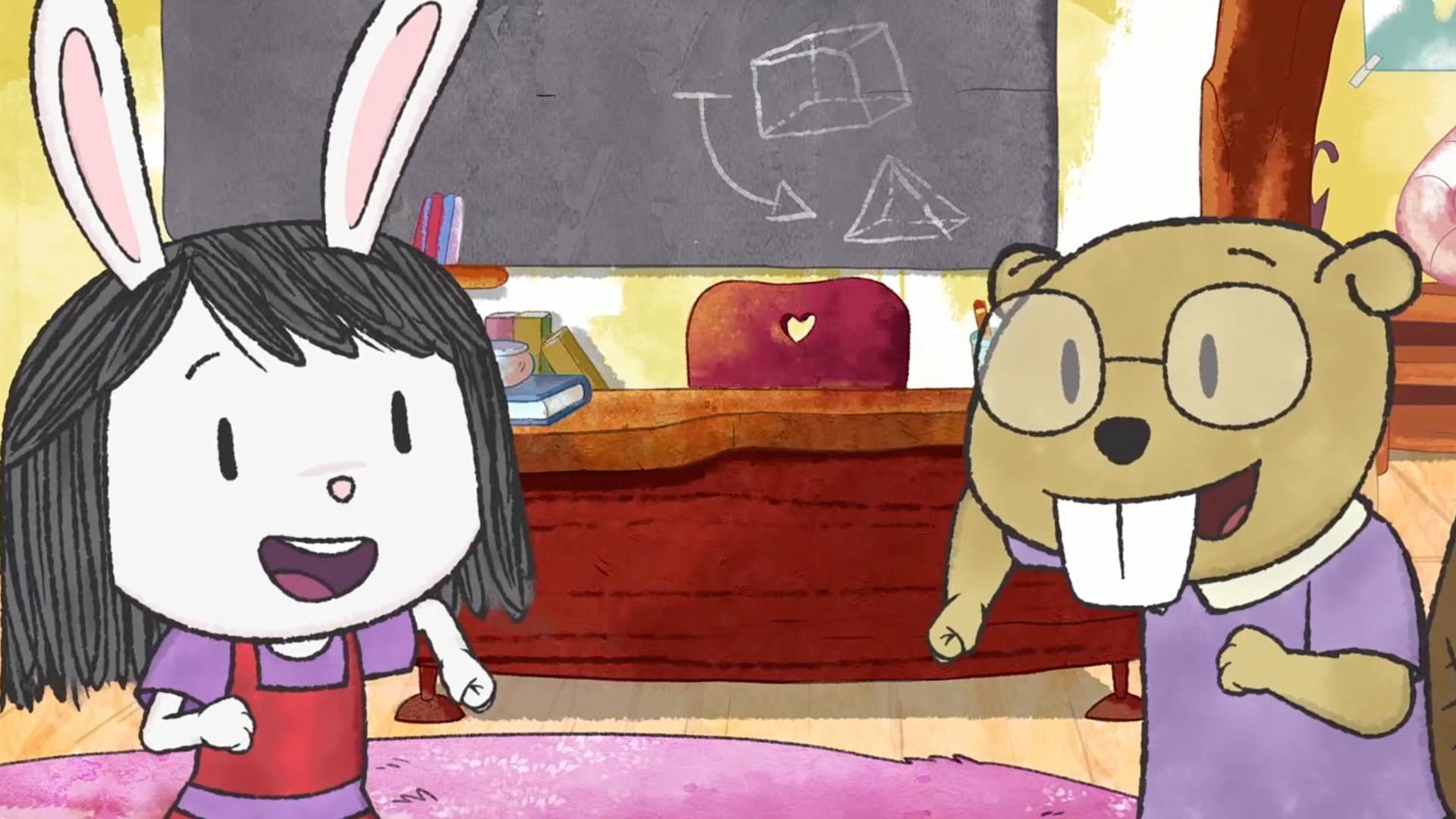 When the class learns about viruses, Elinor shares a song about how to clean your paws.
