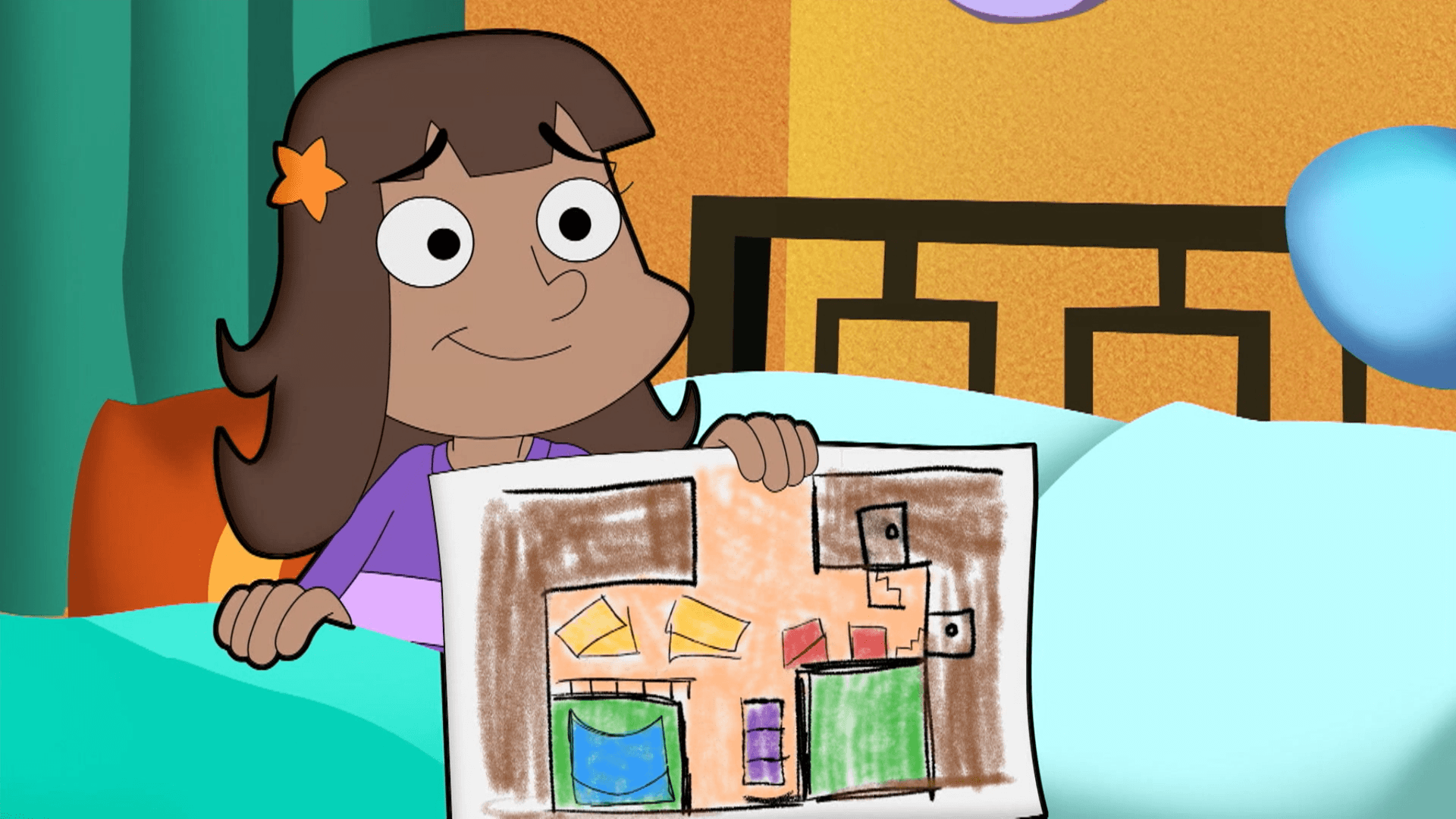 Inez and her siblings debate trees vs. a skatepark for their courtyard.