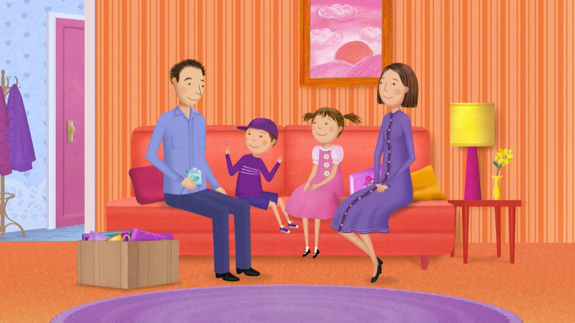 Pinkalicious and Peter decide to make a movie./Peter borrows Daddy's polaroid camera.