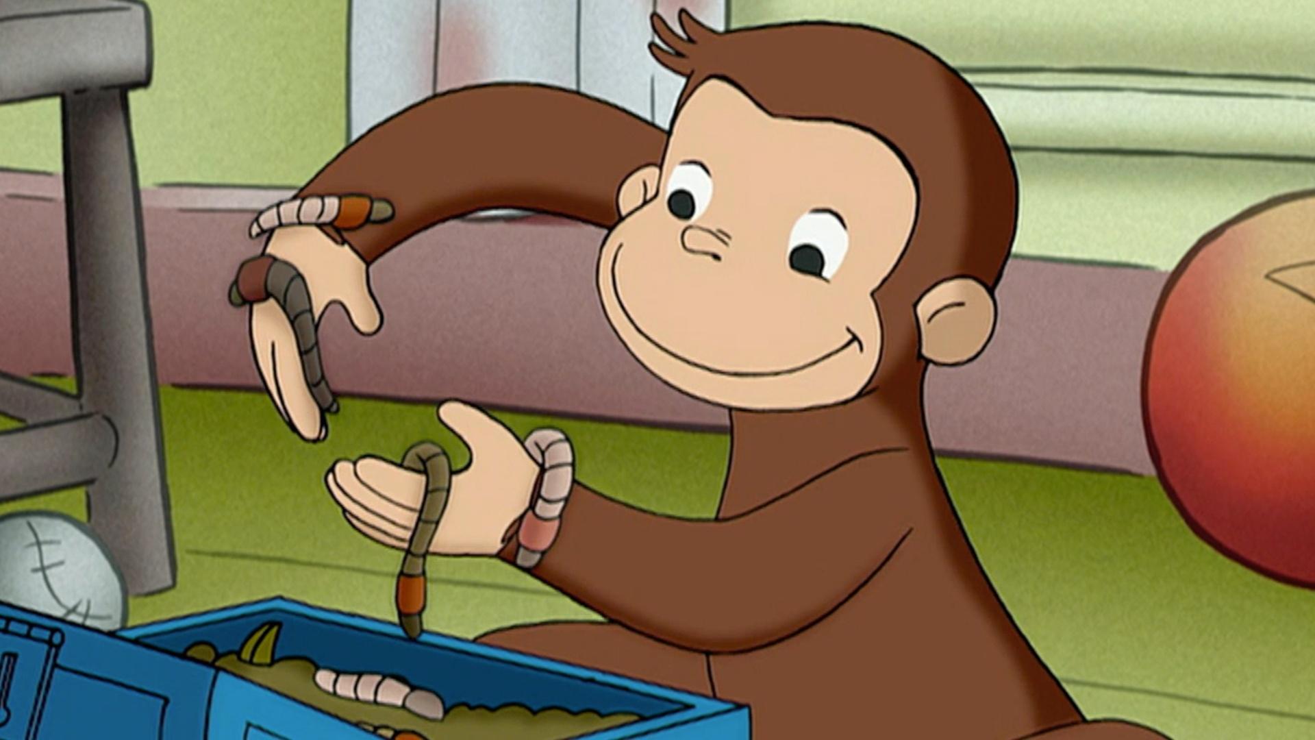 George learns about worms and recycling.