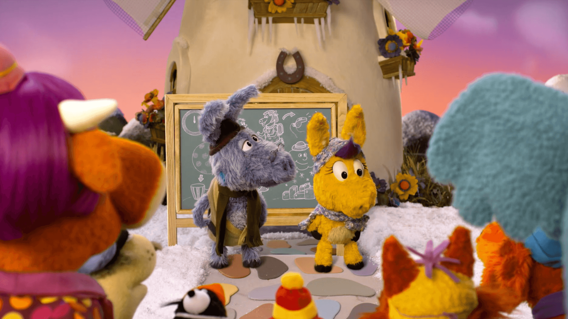 Donkey Hodie finds a way for all of Someplace Else to celebrate the new year together.