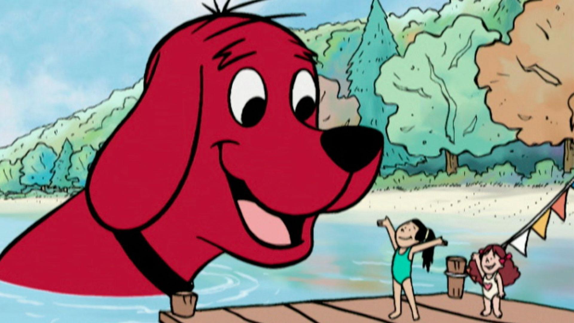 Jetta and Emily trade dogs for Topsy Turvy Day./Mrs. Bleakman invites Clifford to a party.