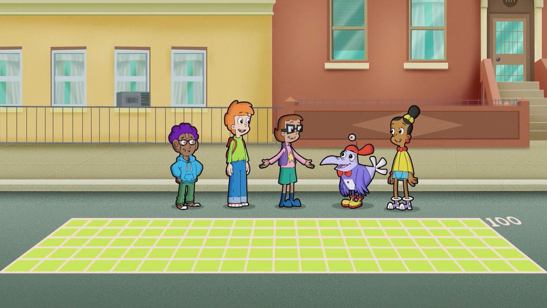 The CyberSquad use a diagram to plan their perfect garden!