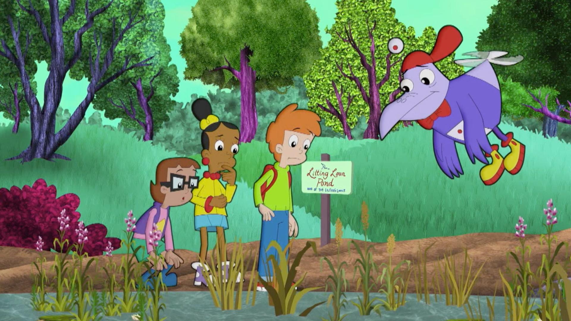 Lilting Loons Pond is full of trash, and the loons are gone. The CyberSquad investigates.
