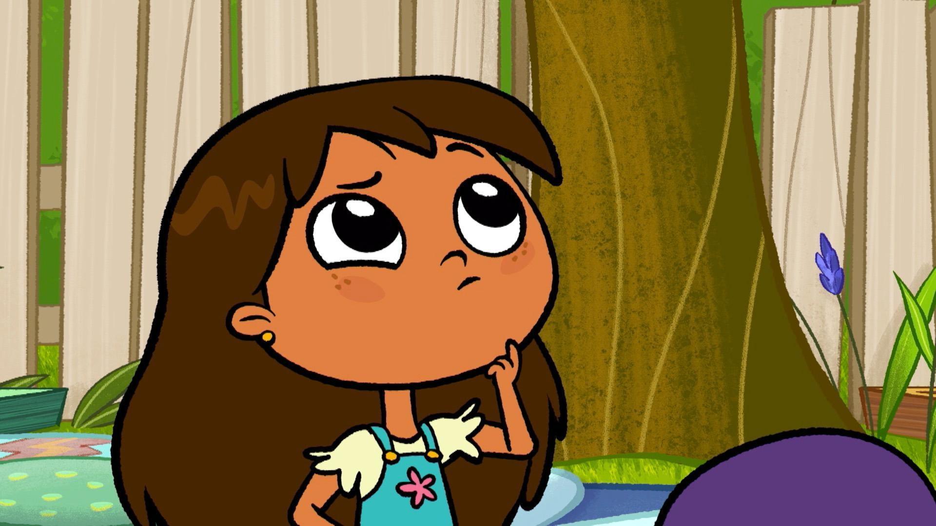 Rosie calls Abuela to figure out what to trade for cheesy popcorn.