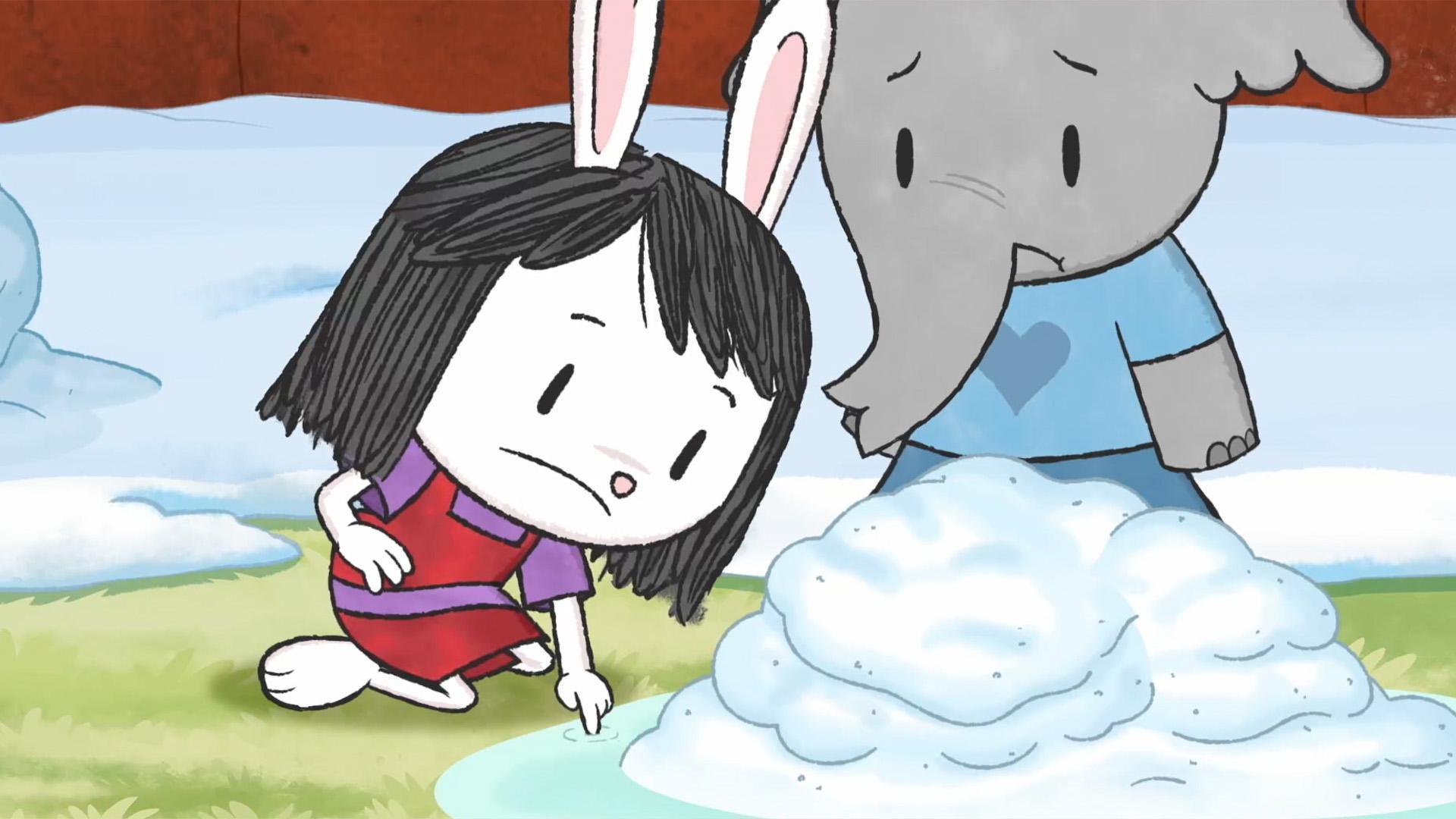 When half the art class ice sculptures melt, Elinor and her friends try to figure why.