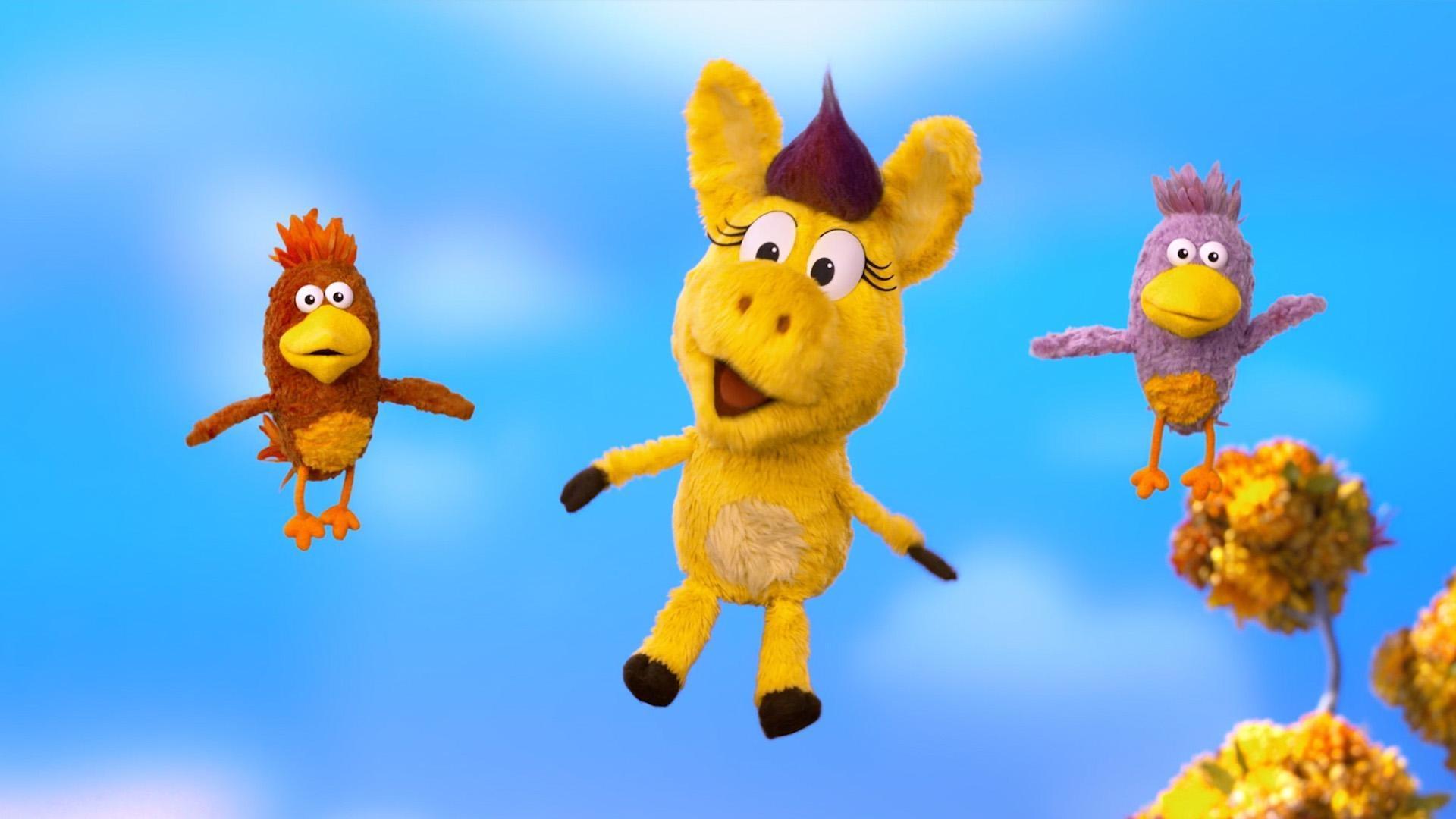 Donkey's on her own for the day, but she's okay. She'll find plenty of fun ways to play.