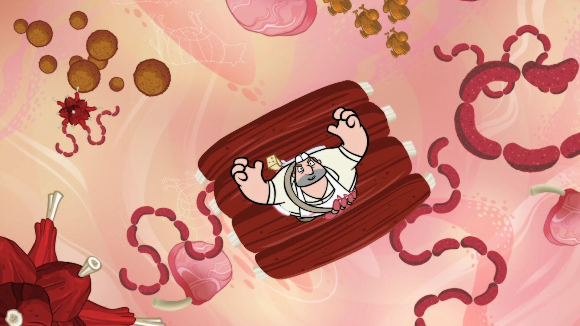 The Butcher finds the Meaty Dimension, the portal where all his meat comes from.